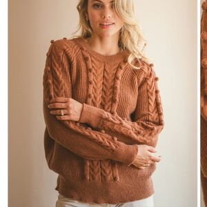 Women Miss Renfrew Hand Crocheted Long Sleeve Cardigans Sweater